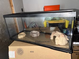 20 GALLON GLASS REPTILE  TERRARIUM PRELOVED. GOOD CONDITION. PICK UP IN MONROVIA.