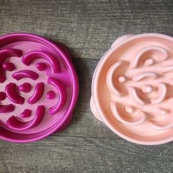 Mateey Dog Bowls Set Of 2-slow Feeder