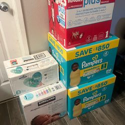 Diapers size 1 (not free but willing to trade sizes)