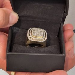 10kt 1ct And 1/4 Diamond Ring For Men