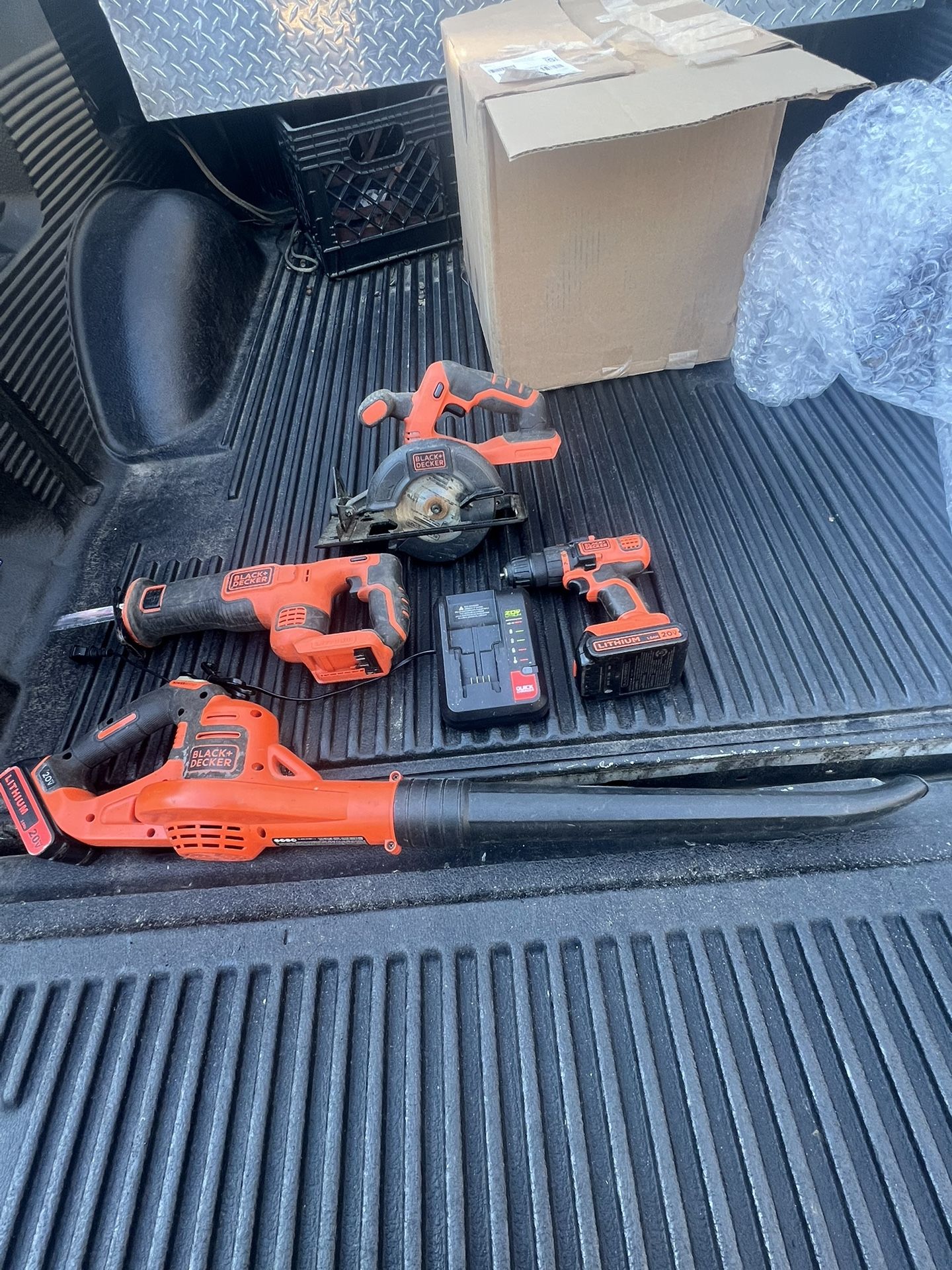 Black & Decker 20 V Tools.