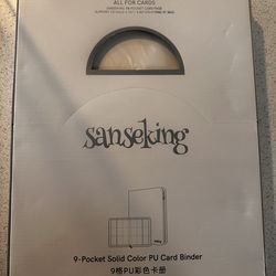 Collection Card Binder White Sanseking