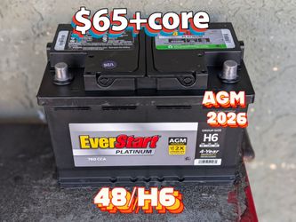 Car Battery Group Size 48/H6