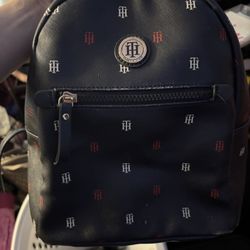 TOMMY HILFIGER | Women's Backpack - Blue Multi Logo Small