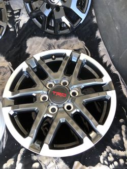 Selling Tacoma singles 17” sr5  $75 ea. 18” TRD Tacoma. $125 ea.