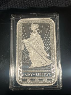 2026 1oz .999 Silver Pamp Lady Of Liberty Bar