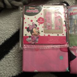 Minnie Mouse Window Panels