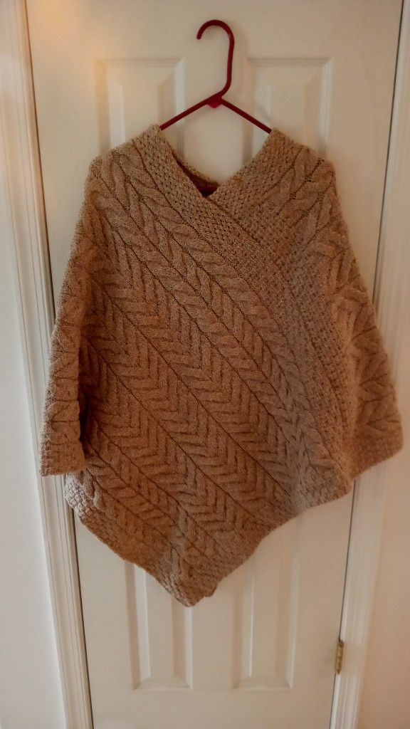 Merino Wool Poncho