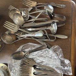 Silver Plated Assorted Branded Silverware 