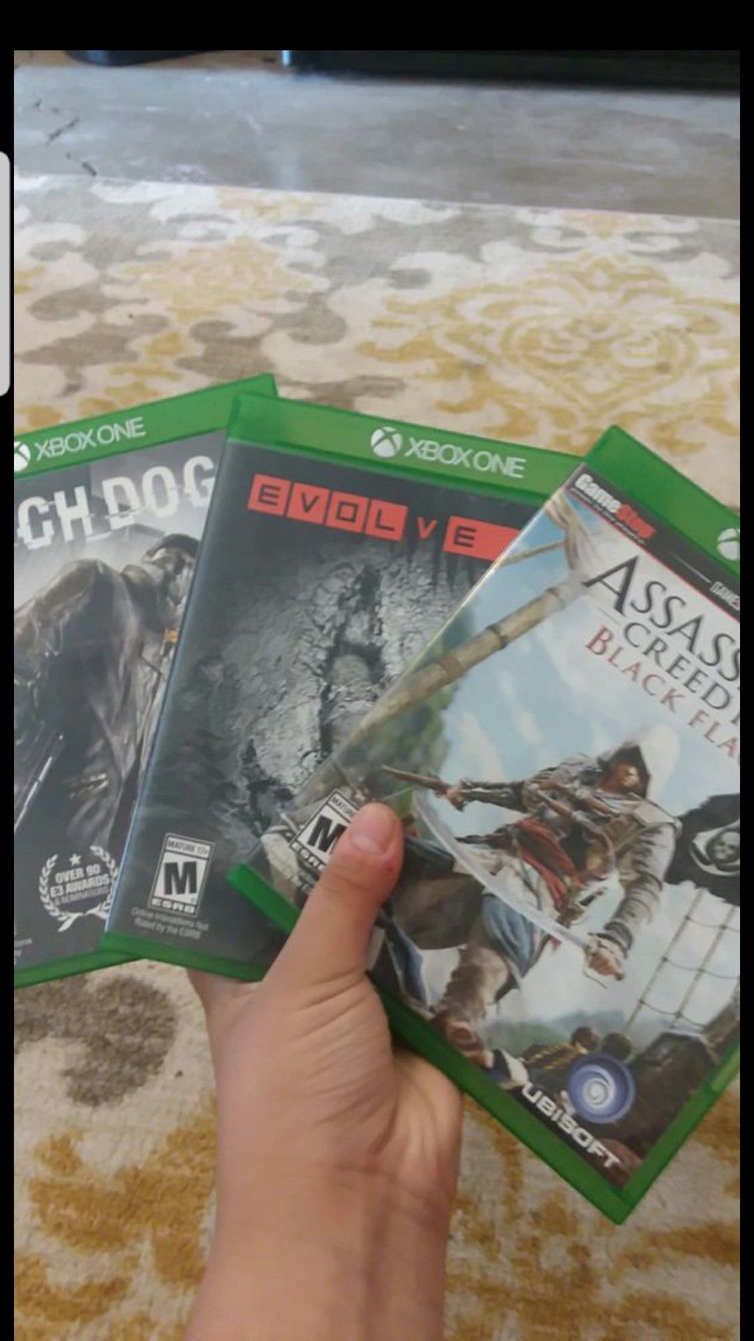 Xbox One games - Watch Dogs/Evolve/Assassin's Creed Black Flag
