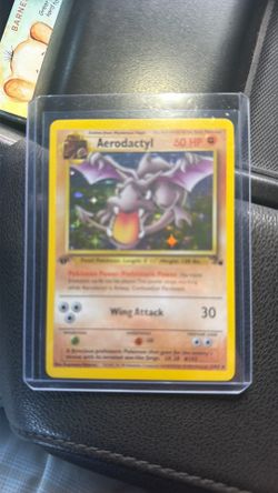 1st Edition Pokemon Holo cards Gengar, Aerodactyl