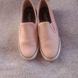 Sperry Top Sider Pier Side Pink Slip-Ons