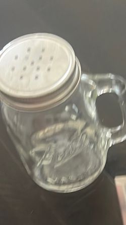 Mason Jar Salt Shaker with Handle