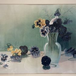 Watercolor  Hand Painted Flowers 