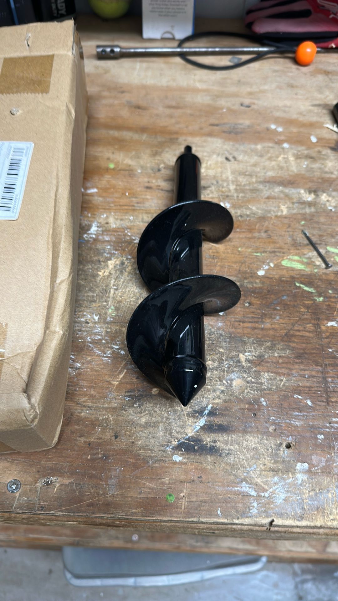 Post Drill Bit And Umbrella Post Stand