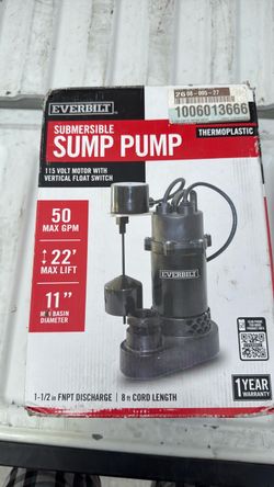 Sump pump