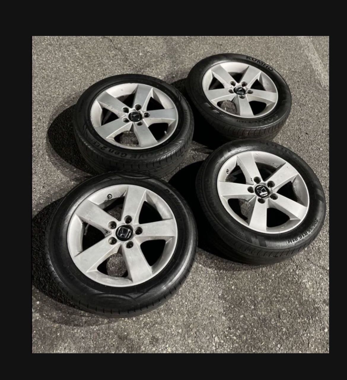 4 - 205/55r16 5x4.5 Stock Honda Civic Accord Camry Corolla Rims Wheels ...
