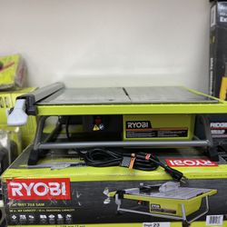 New RYOBI 4.8 -Amps 7 in. Blade Corded Tabletop Wet Tile Saw