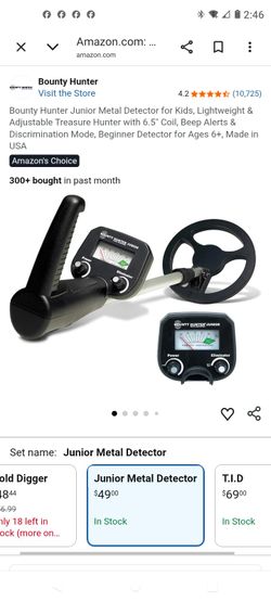 Bounty Hunter Junior Metal Detector for Kids