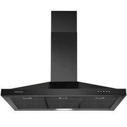 New SNDOAS 36 in. 450 CFM Ducted Wall Mount Stainless Steel Kitchen Range Hood in Black