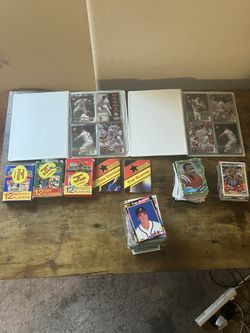 MLB, NFL & NBA Sport Card Collection- 250 cards plus 36 collect a books and 2 posters
