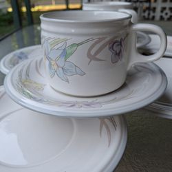 New Gabriele By Studio Nova Villager Cups & Saucers 9 Pcs