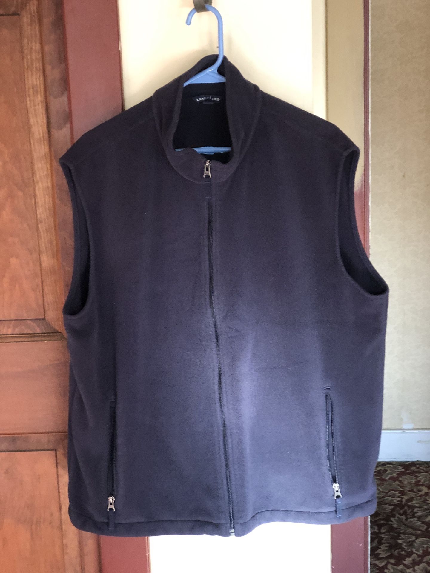 Lands End Mens Fleece Vest