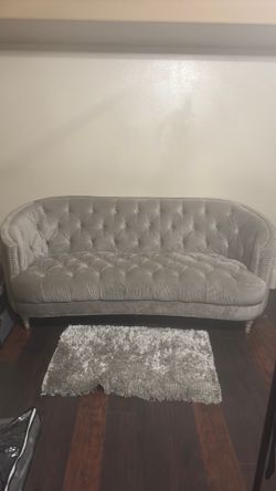 Couch with diamond buttons