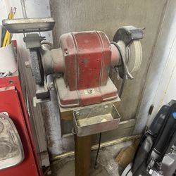 Bench Grinder On Stand