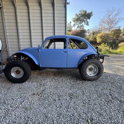 1966 VW Baja bug w Trailer