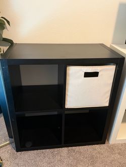 IKEA Dark Brown 4-Cube Shelf