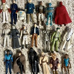 Vintage Star Wars Original Trilogy Action Figures Lot of 20 
