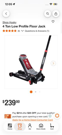 4 Ton Low Profile Floor Jack