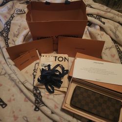 Authentic Louis Vuitton Clemence Wallet 