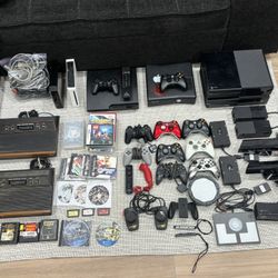 Video Game Console And Video Game Controllers Bundle 