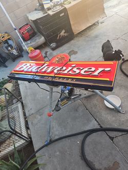 Budweiser vintage signs