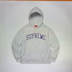 Supreme Hearts Arc Hooded Sweatshirt Ash Grey XL