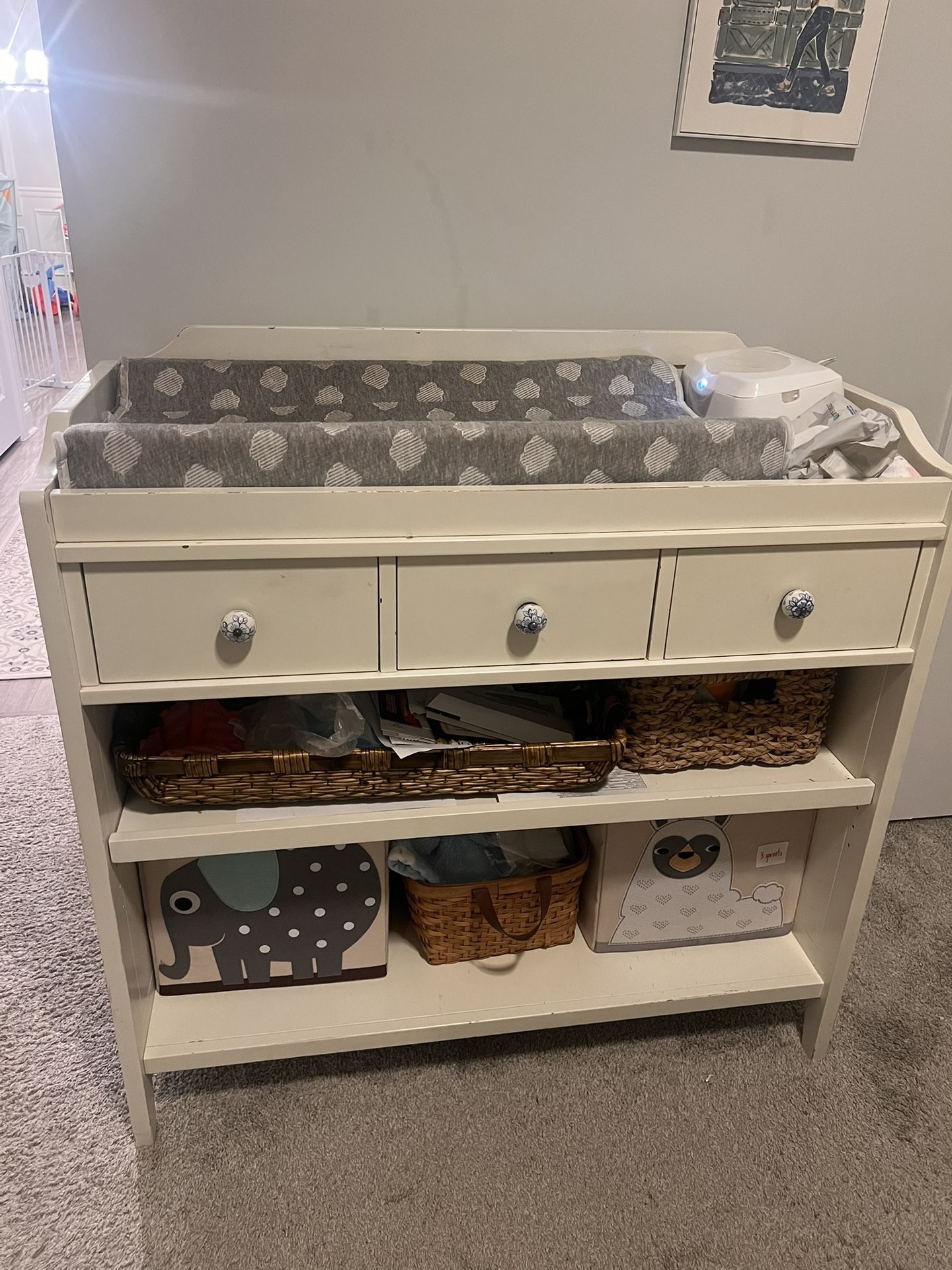 Diaper Changing Station And Bed