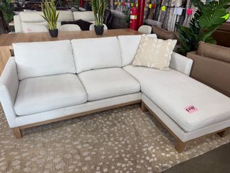 Henredon White Fabric sofa from Costco