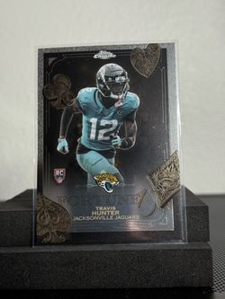 Travis Hunter Topps Chrome Fortune RC Card