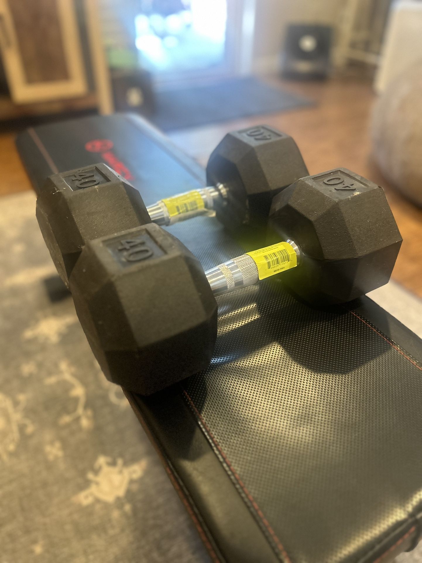 Dumbbells Weights And Workbench