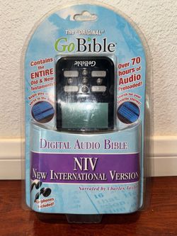 GoBible Digital Audio Bible NIV New International Version