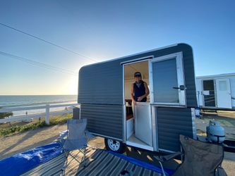 Vintage 1965 Snyder Hi lo trailer camper Vintage 1965 Snyder Hi lo trailer camper