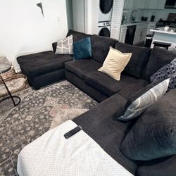 Living Spaces Sectional Couch 