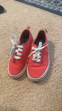 Red old Navy kids shoes