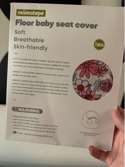 NEW – Mamatepe Soft Seat Cover for Bumbo Floor Seat | Floral