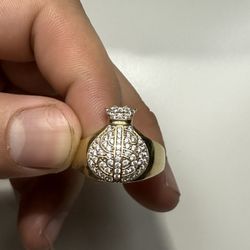 Diamond Money Bag Ring