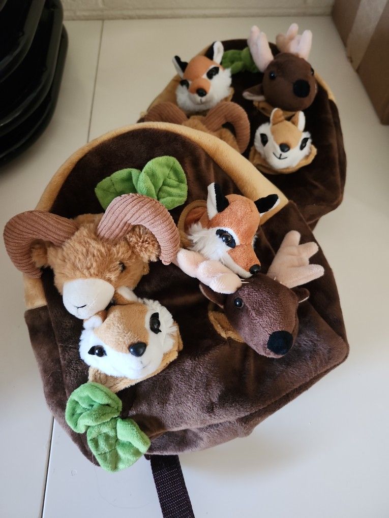 Animal Stuffed Backpacks