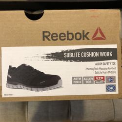 Reebok Sublite Cushion Work Shoes With Allow Toe