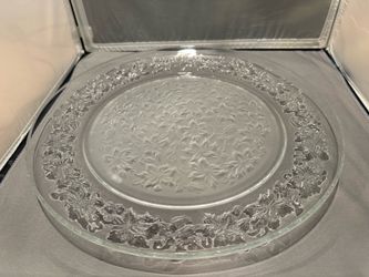 Princess House Crystal Platter